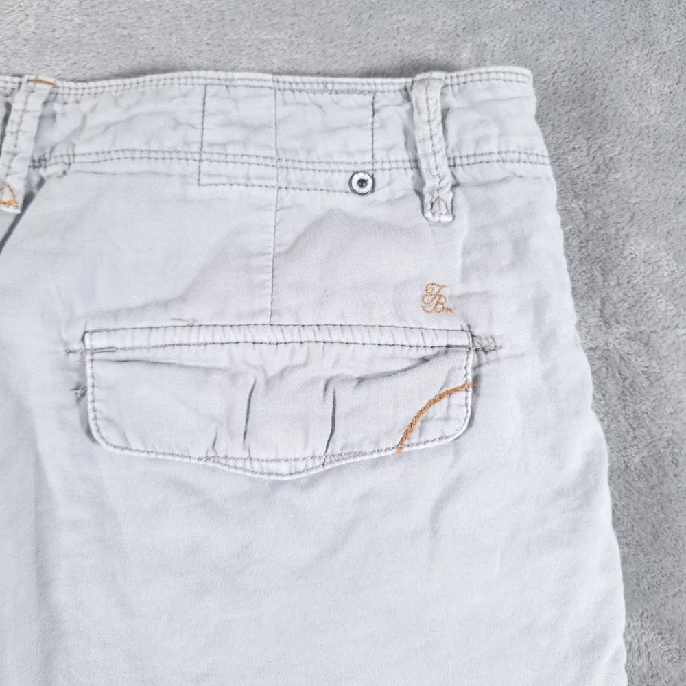 Tommy Bahama Cargo Shorts Mens 34 Gray Cotton Casual Utility‎ Summer Hiking